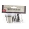 Tablecraft TableCraft Silver ABS/Stainless Steel Dipping Cups w/Lids 15 oz, PK6 H5069 - alternate 2